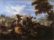 Parrocel, Joseph Cavalry Battle USA oil painting artist